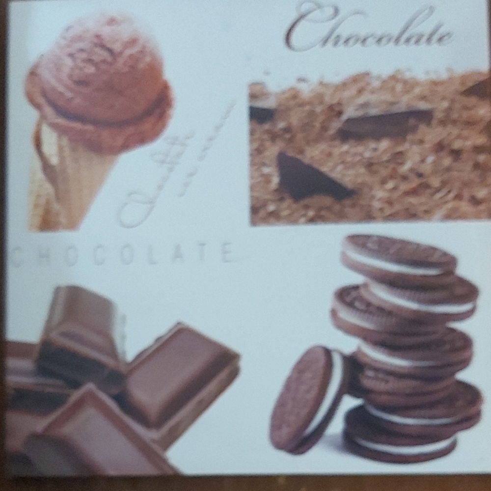 Chocolate Themed Canvas Wall Art